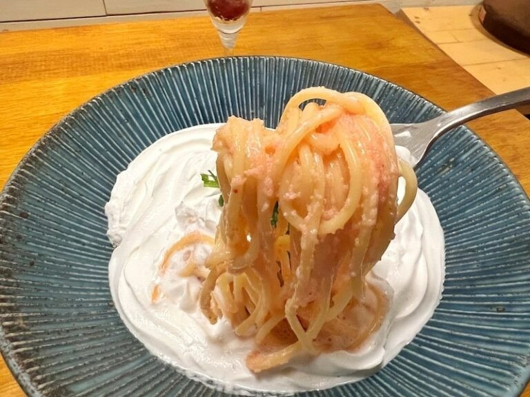 埼玉県熊谷市「カルペディエム」のふわふわクリーム明太子パスタ♡